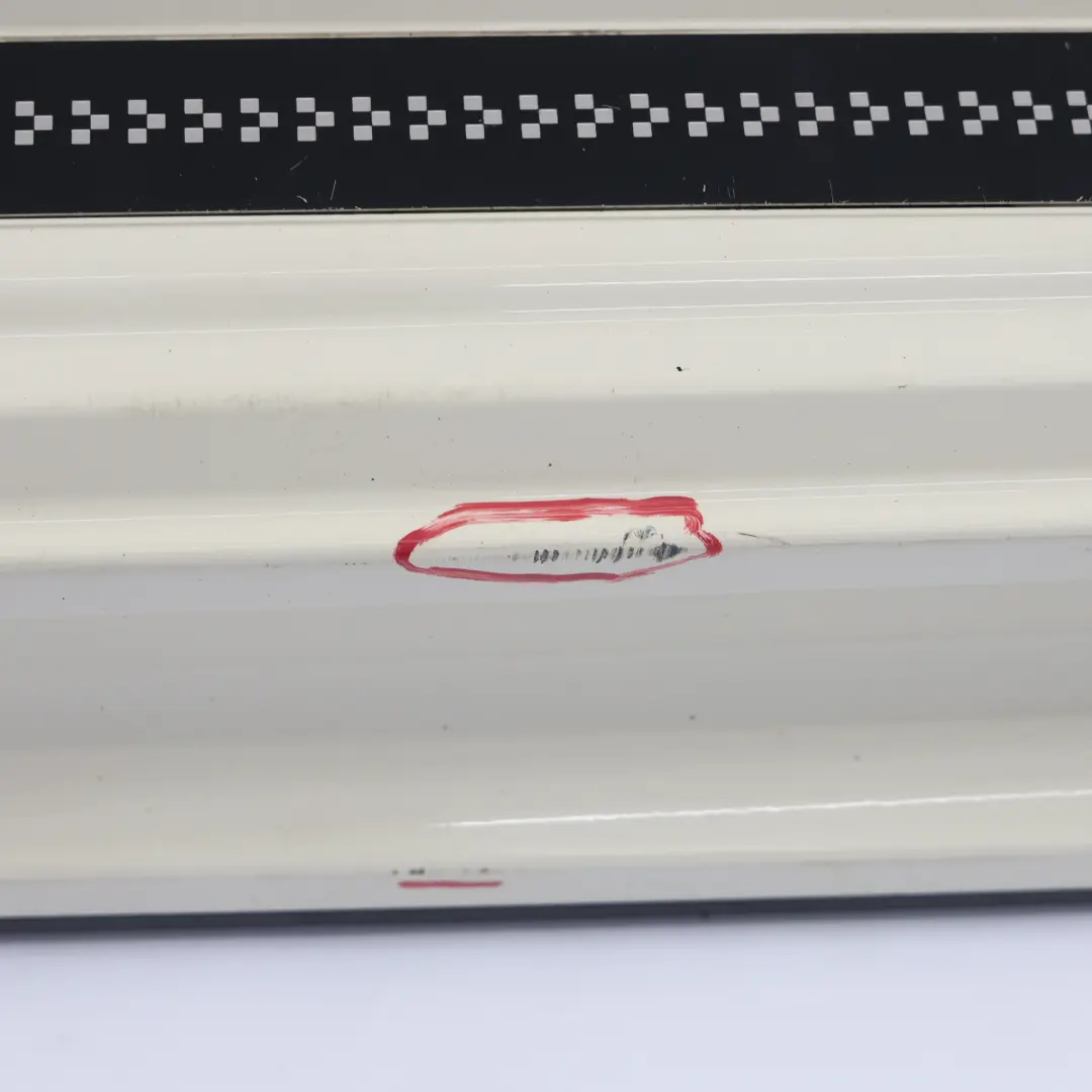 Side Skirt Mini R56 R57 JCW Garniture De Seuil Gauche Pepper White - 850 pour à propos du numéro de pièce 0404115 Side Skirt Mini R56 R57 JCW Garniture De Seuil Gauche Pepper White - 850 - SKU 0404115-PW - Numéro de pièce 0404115