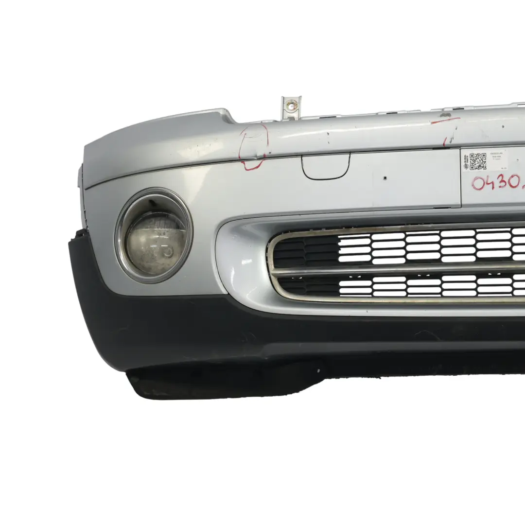  Parachoques Delantero Mini R55 R56 Panel De Moldura Completo Pure Silver - 900 - SKU 0430221-PS - Número de pieza 0430221