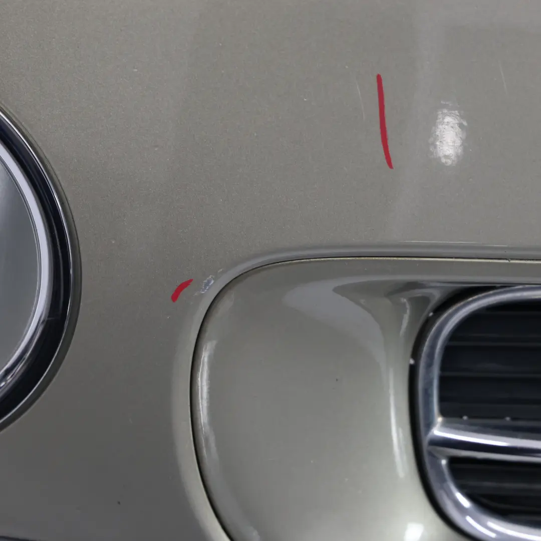 Mini R55 R56 Front Bumper Complete Trim Panel Sparkling Silver Metallic - A60 - SKU 0430221-SS - Part number 0430221