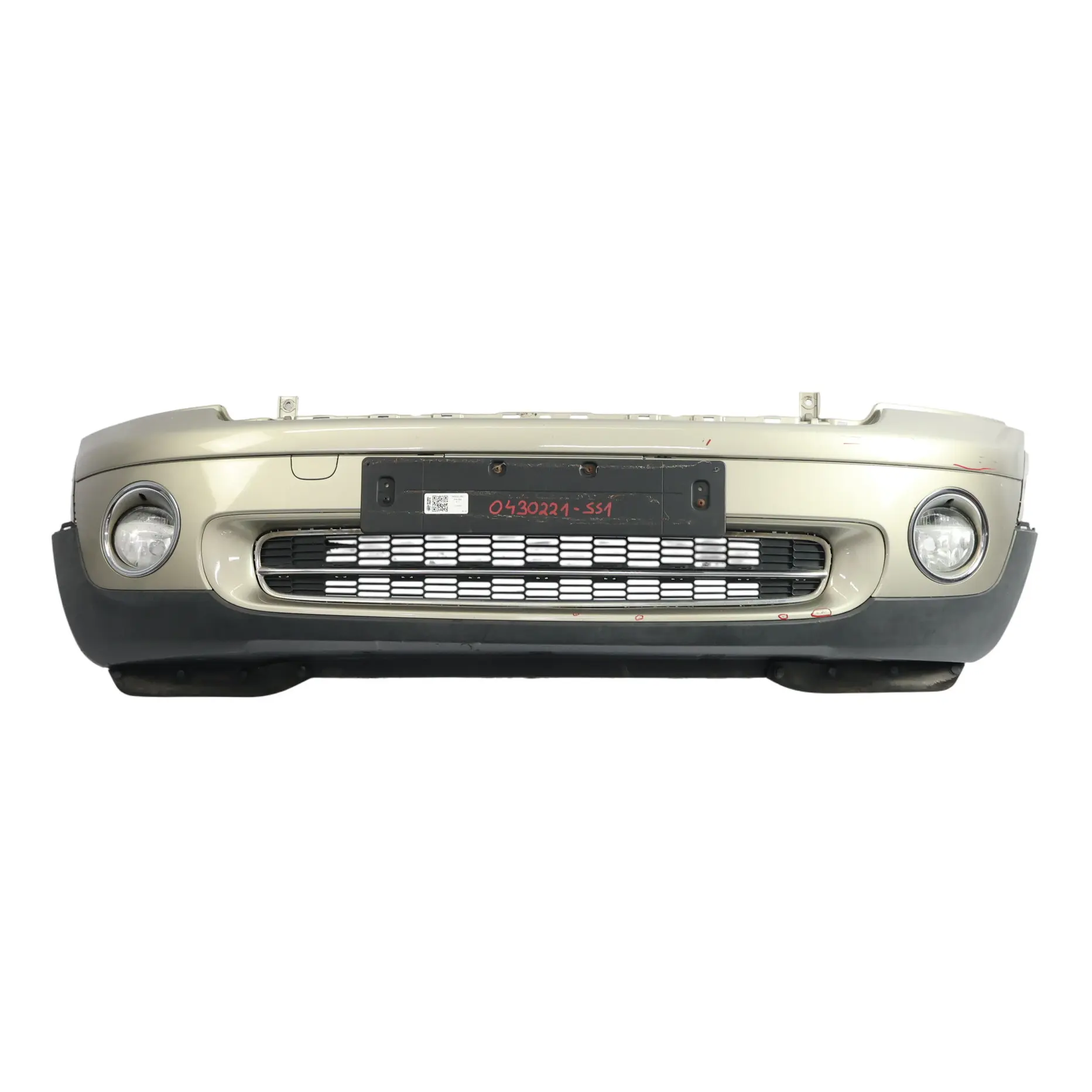 Mini R55 R56 Front Bumper Complete Trim Panel Sparkling Silver Metallic - A60