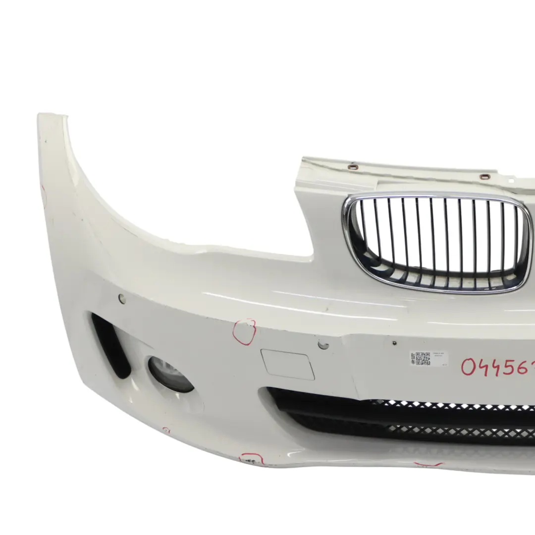 Front Bumper M Sport Aerokit Trim Panel Alpinweiss 3 - 300 to BMW E81 E87 with Part number 0445637 BMW E81 E87 Front Bumper M Sport Aerokit Trim Panel Alpinweiss 3 - 300 - SKU 0445637-AW - Part number 0445637