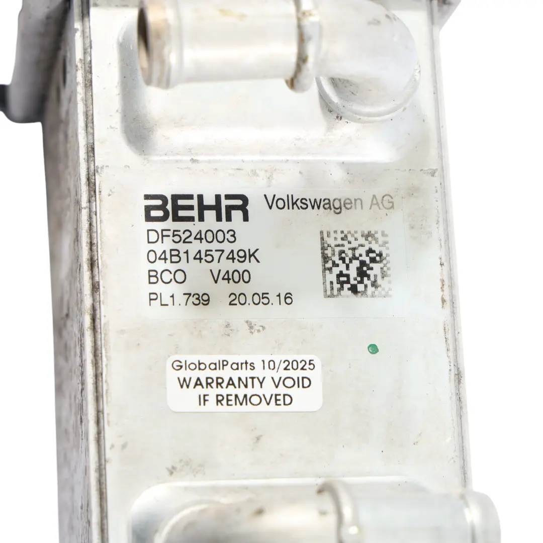 Volkswagen Polo Mk5 Audi A1 8X Radiateur D'Échangeur 1.4 TDI Diesel - SKU 04B145749K - Numéro de pièce 04B145749K