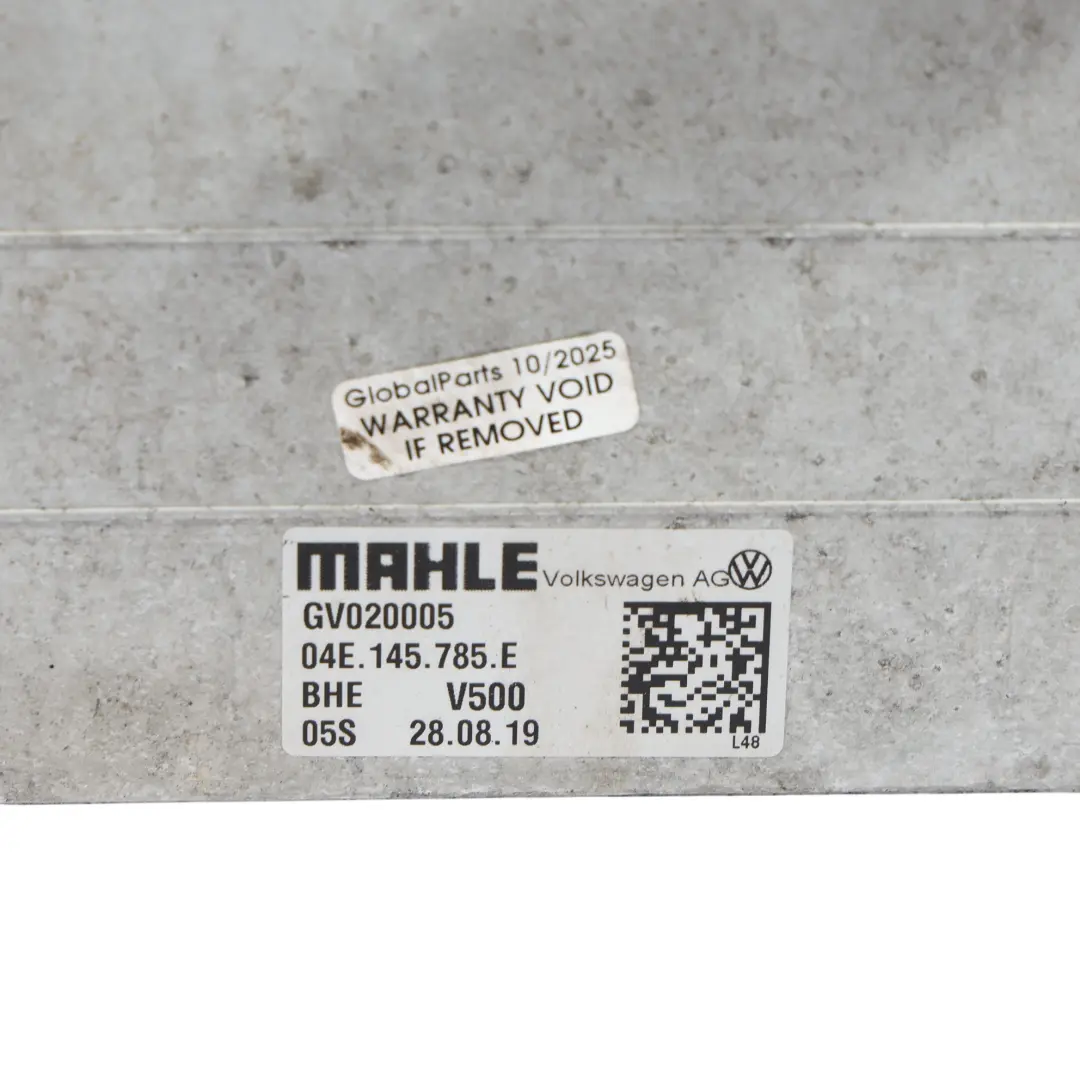Lade Luft Kühler 1.5 TSI Benzin Motor für Audi A3 8V VW Golf Mk7 mit Teilenummer 04E145785E Audi A3 8V VW Golf Mk7 Lade Luft Kühler 1.5 TSI Benzin Motor - SKU 04E145785E - Teilenummer 04E145785E