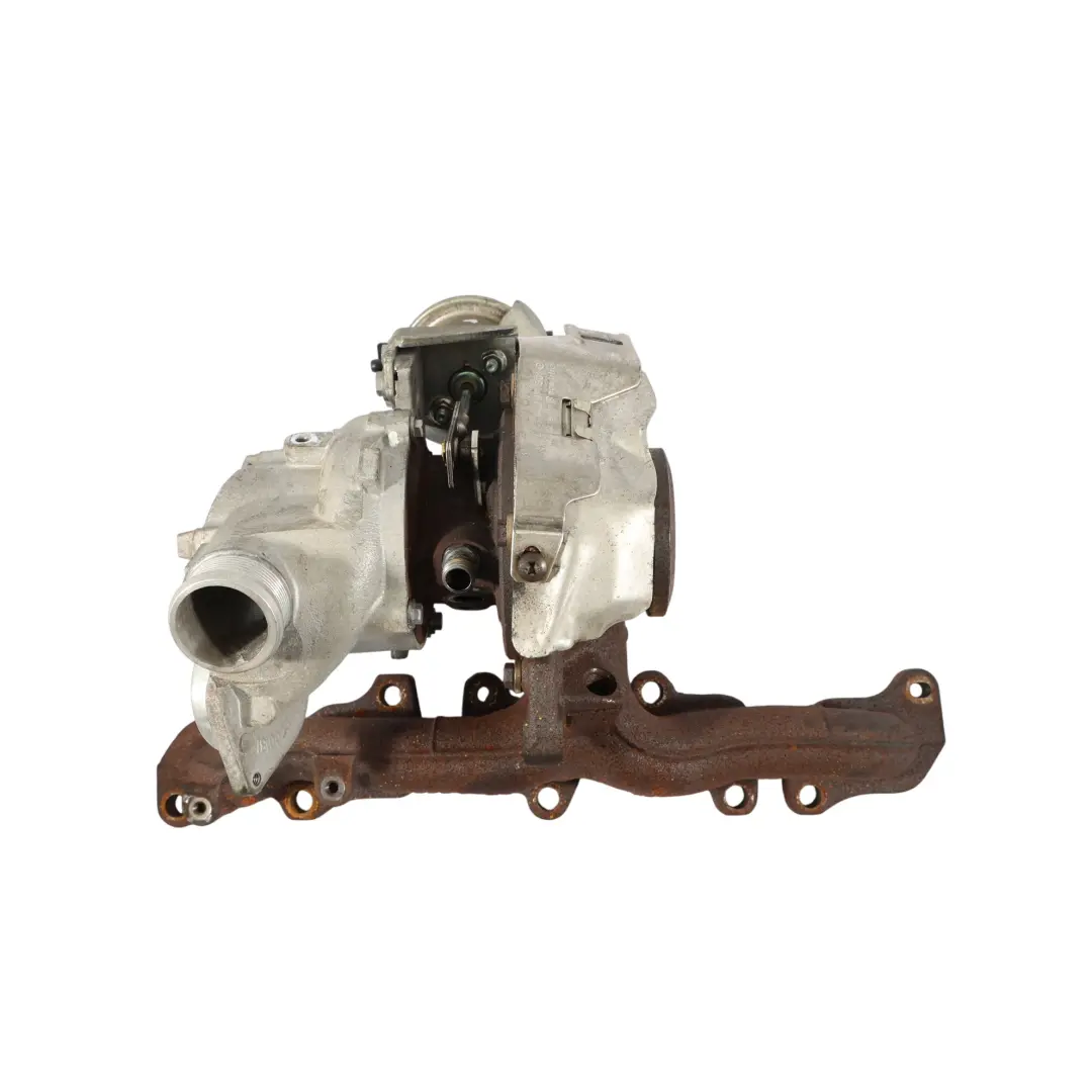 Audi A3 8V Turbo Lader Abgas Krümmer 2.0 TDI Diesel Motor 04L253010C - SKU 04L253010B-1 - Teilenummer 04L253010B