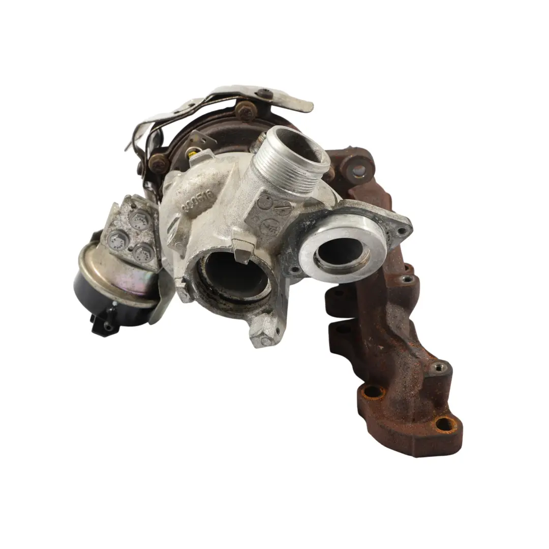 Audi A3 8V Turbo Lader Abgas Krümmer 2.0 TDI Diesel Motor 04L253010C - SKU 04L253010B-1 - Teilenummer 04L253010B
