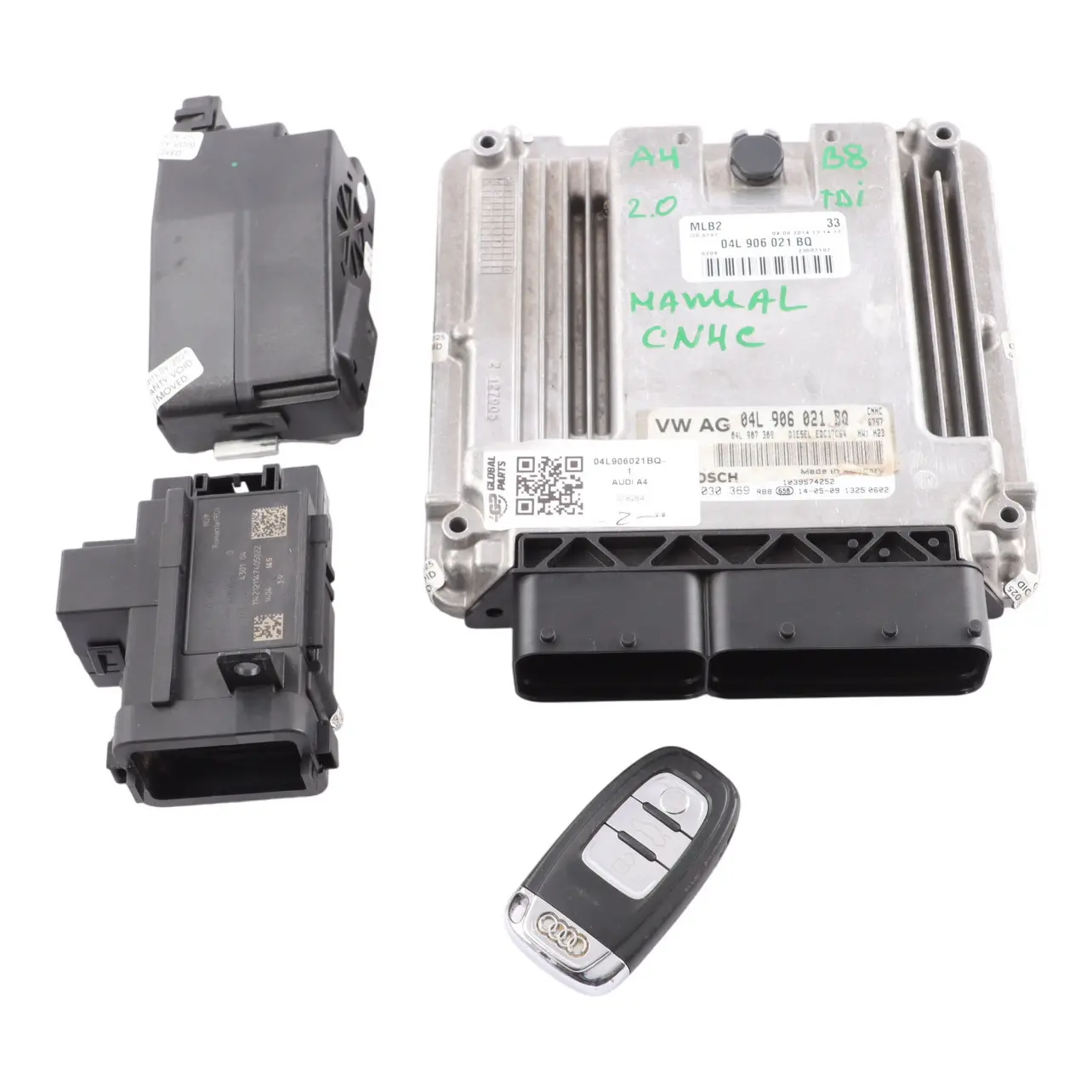 Audi A4 B8 A5 8T 2.0 TDI CNHC 163HP Engine Control ECU Kit 04L906021BQ Manual
