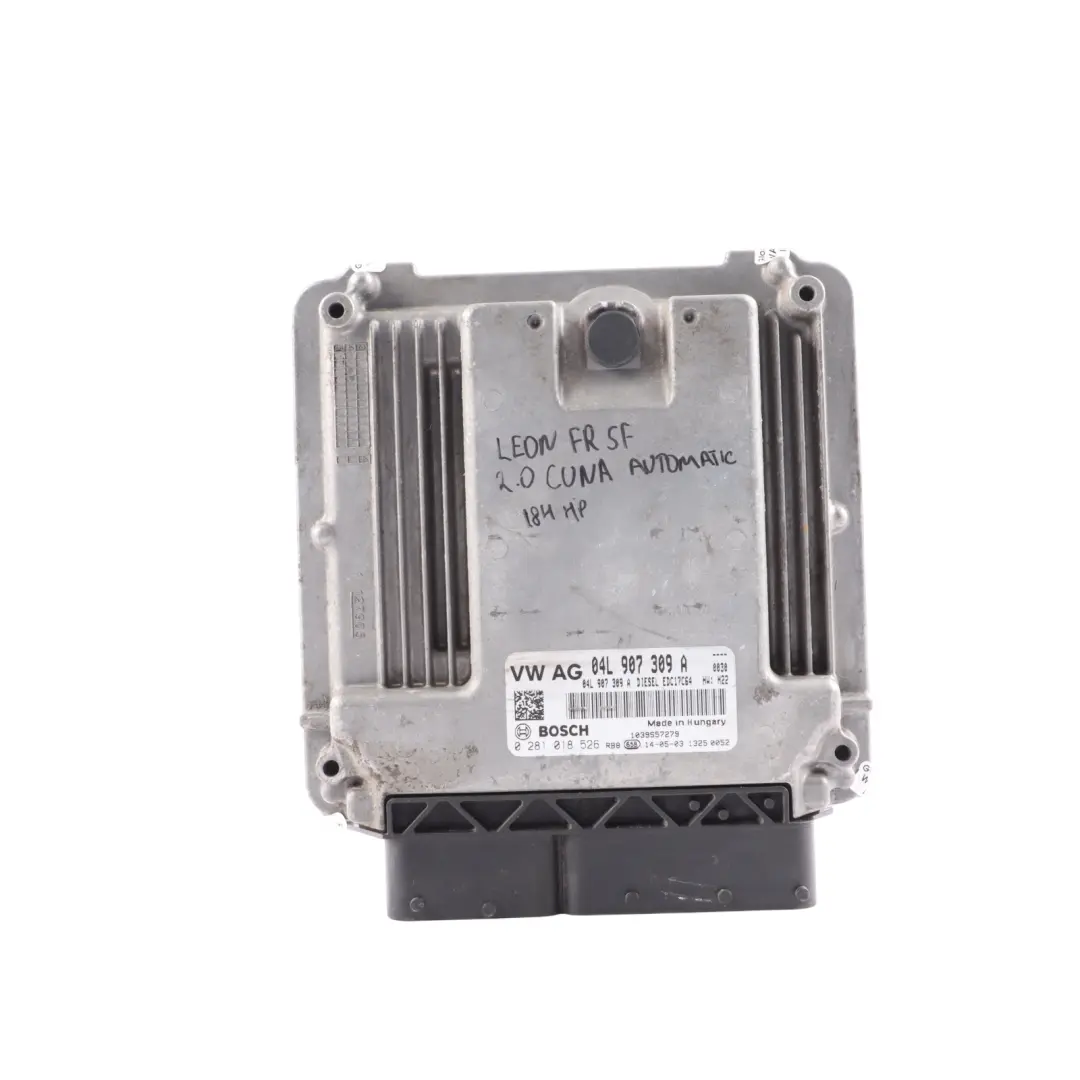 5F FR 2.0 TDI CUNA 150HP Engine Control ECU Kit Automatic to Seat Leon with Part number 04L907309A Seat Leon 5F FR 2.0 TDI CUNA 150HP Engine Control ECU Kit Automatic - SKU 04L907309A-3 - Part number 04L907309A
