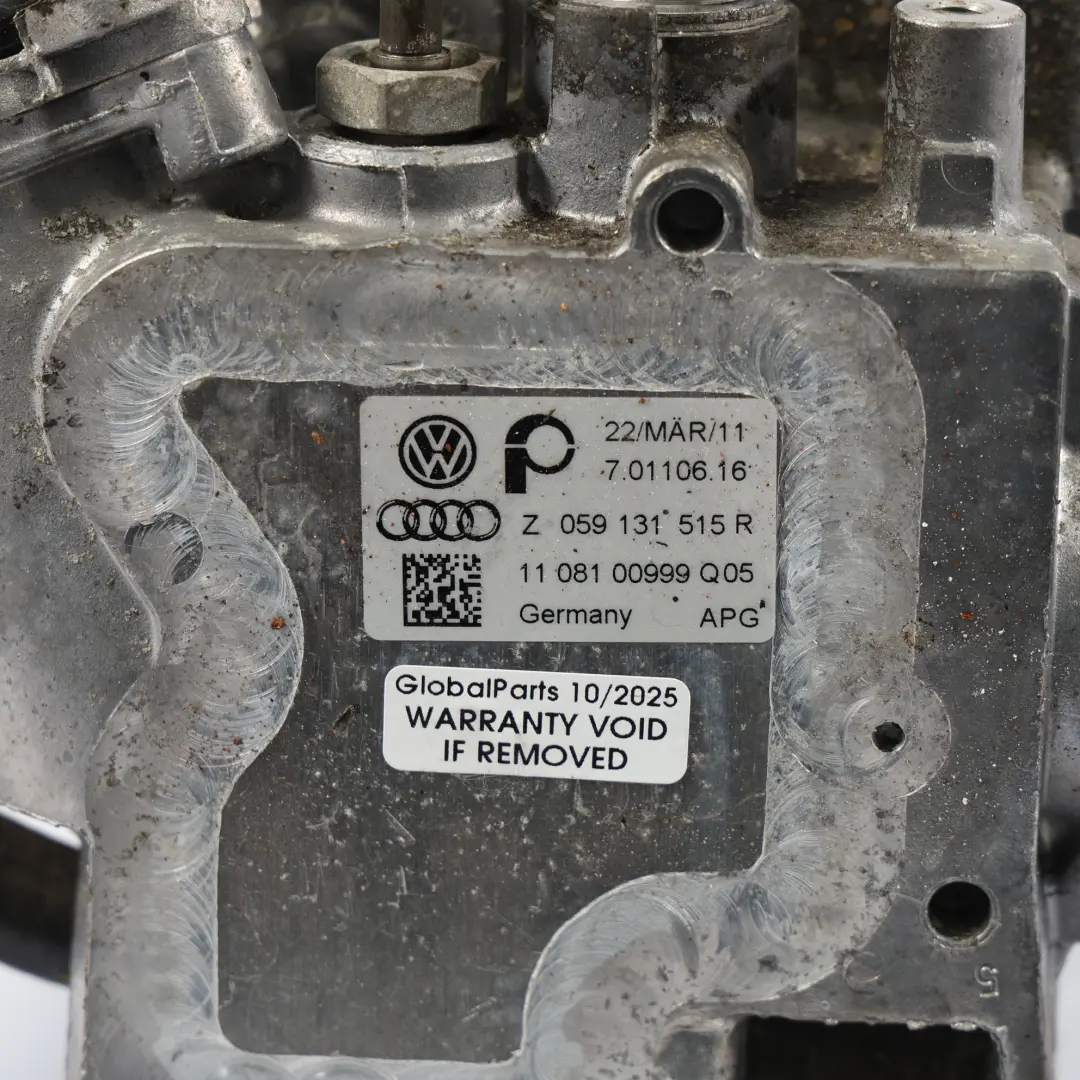 Audi A6 C6 EGR Valve Exhaust Cooler Diesel Engine 2.7 3.0 TDI - SKU 059131515R - Part number 059131515R