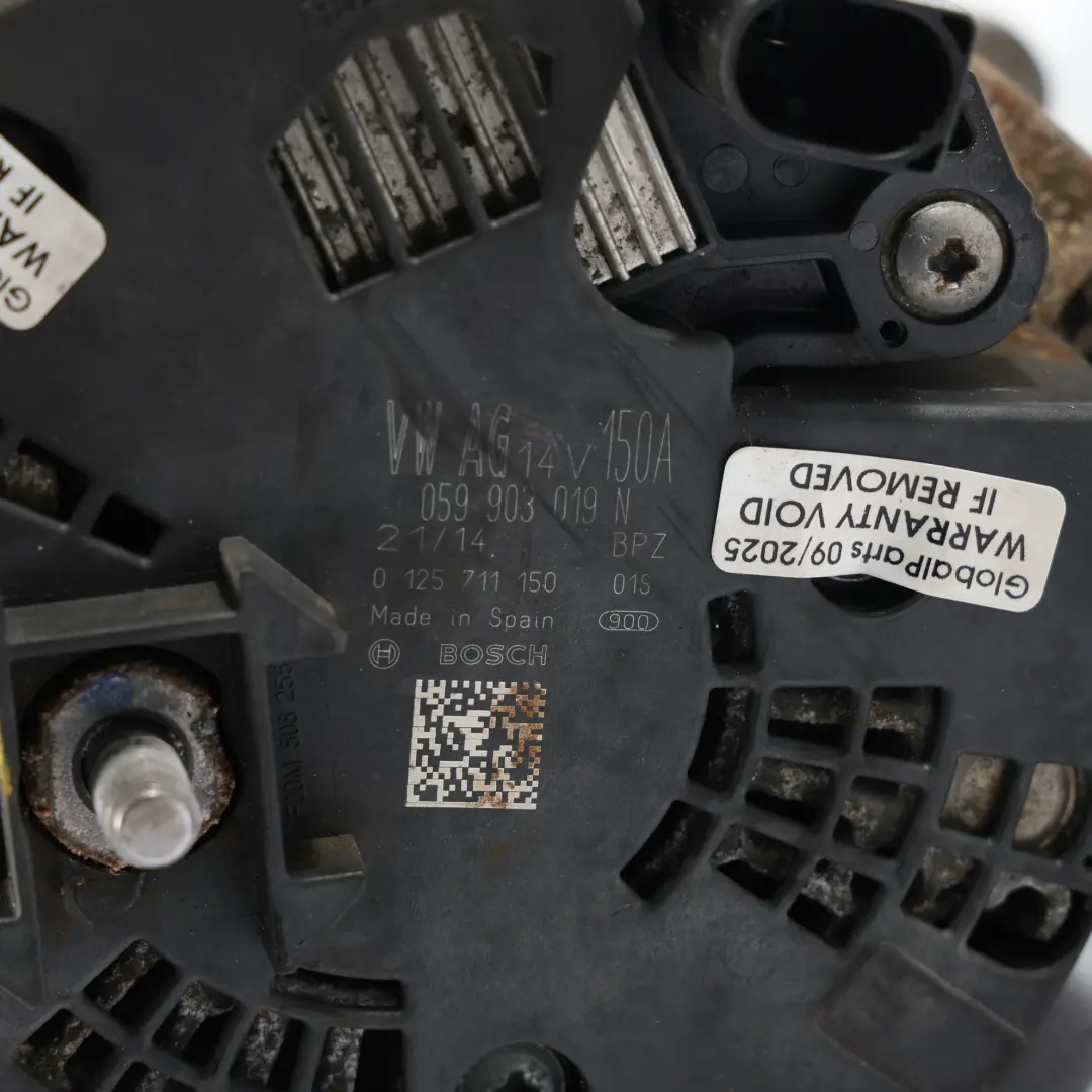 Audi A5 8T Alternatore Generatore Unità Elettrica 150A 14V 3.0 TDI - SKU 059903019N - Numero di parte 059903019N
