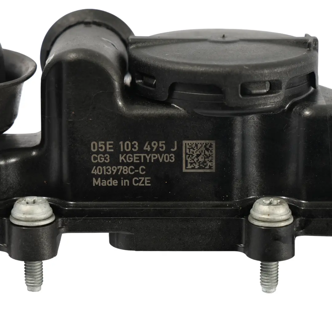 5F Ibiza Mk5 Oil Separator Breather 1.5 TSI DADA to Seat Leon with Part number 05E103495J Seat Leon 5F Ibiza Mk5 Oil Separator Breather 1.5 TSI DADA - SKU 05E103495J - Part number 05E103495J