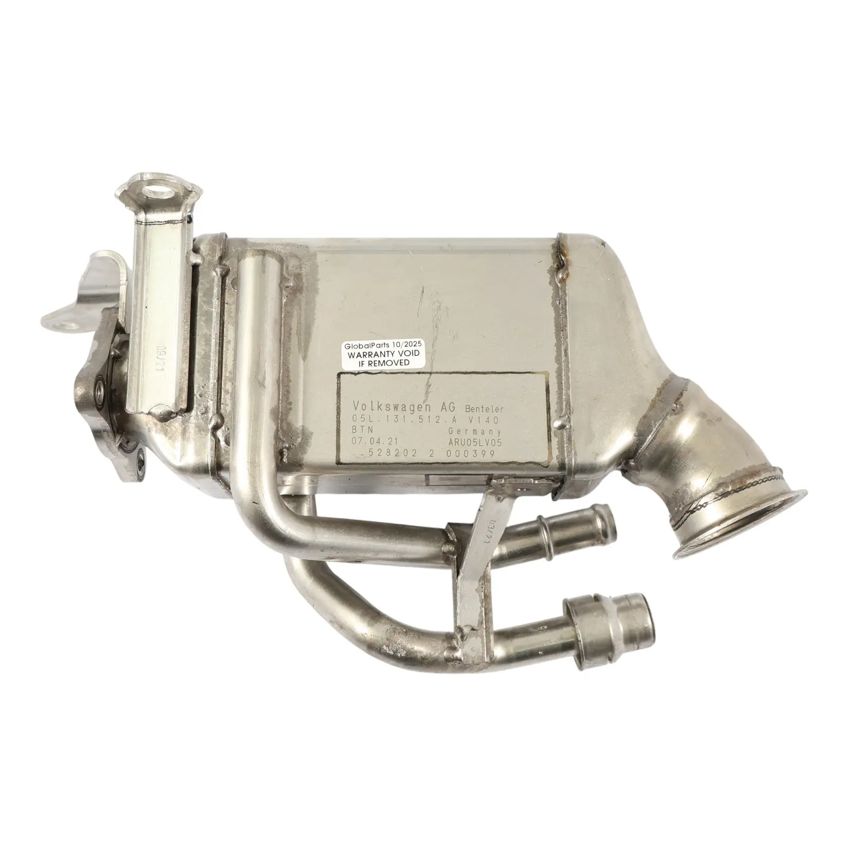 Audi A4 B9 A5 F5 Refroidisseur EGR Vanne EGR 2.0 TDI 05L131512A