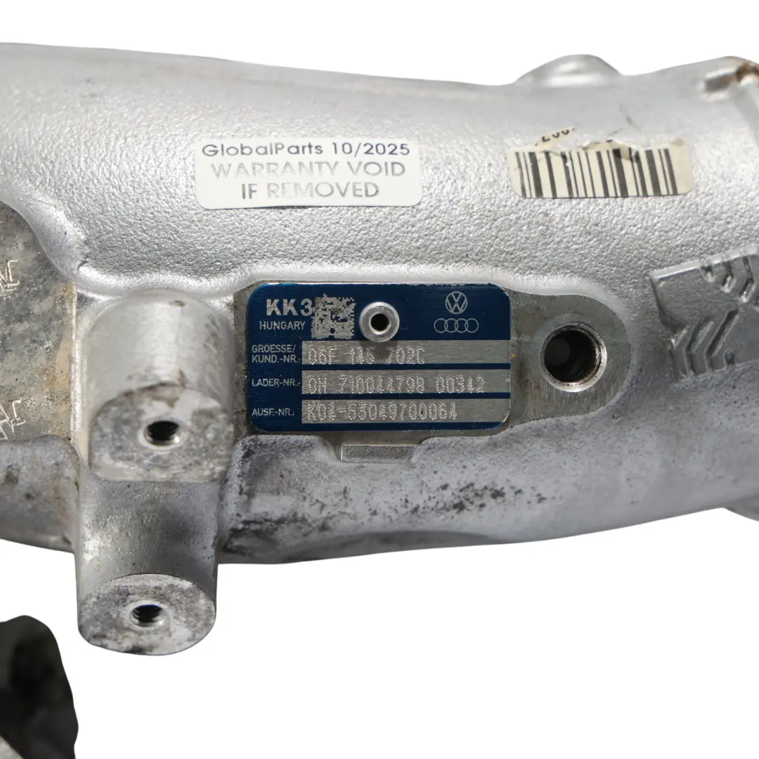 Conduit D'Admission D'Air Du Turbocompresseur pour Audi S3 8P 2.0 TFSI à propos du numéro de pièce 06F145702C Audi S3 8P 2.0 TFSI Conduit D'Admission D'Air Du Turbocompresseur - SKU 06F145702C-2 - Numéro de pièce 06F145702C