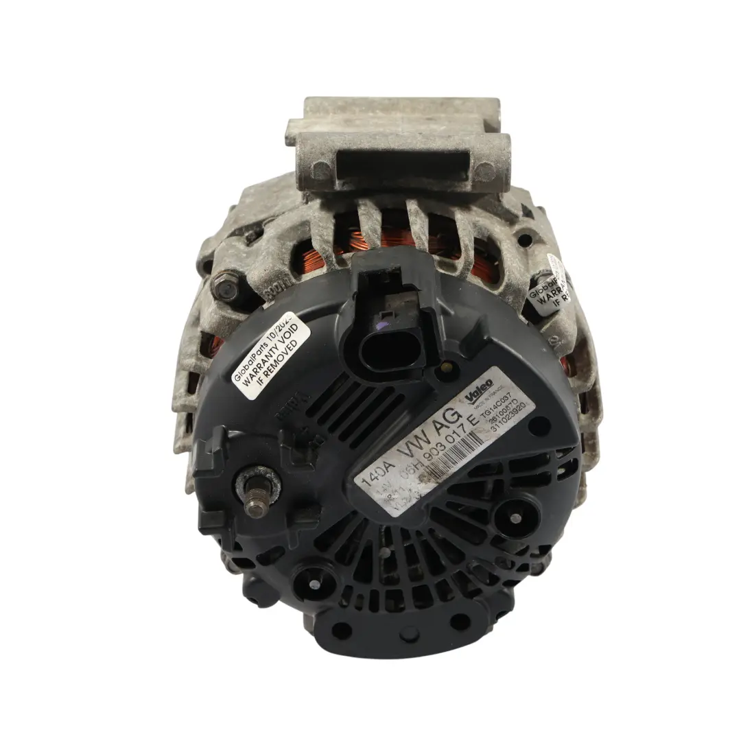 Audi A3 8P Alternateur Moteur 14 V 140 A 1.8 TFSI CDAA 06H903017E - SKU 06H903017EX - Numéro de pièce 06H903017EX