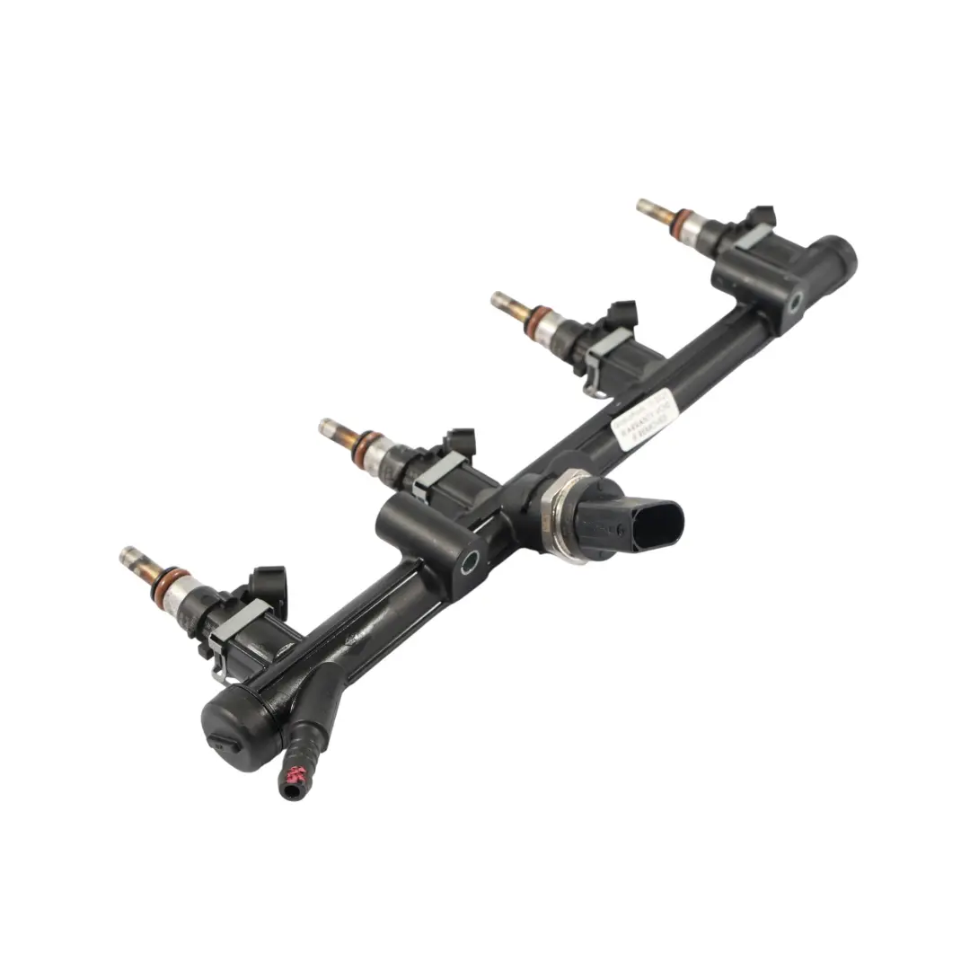 Audi A3 8V TT FV Engine Fuel Injection Rail Injectors 2.0 TFSI Petrol - SKU 06K133681E - Part number 06K133681E