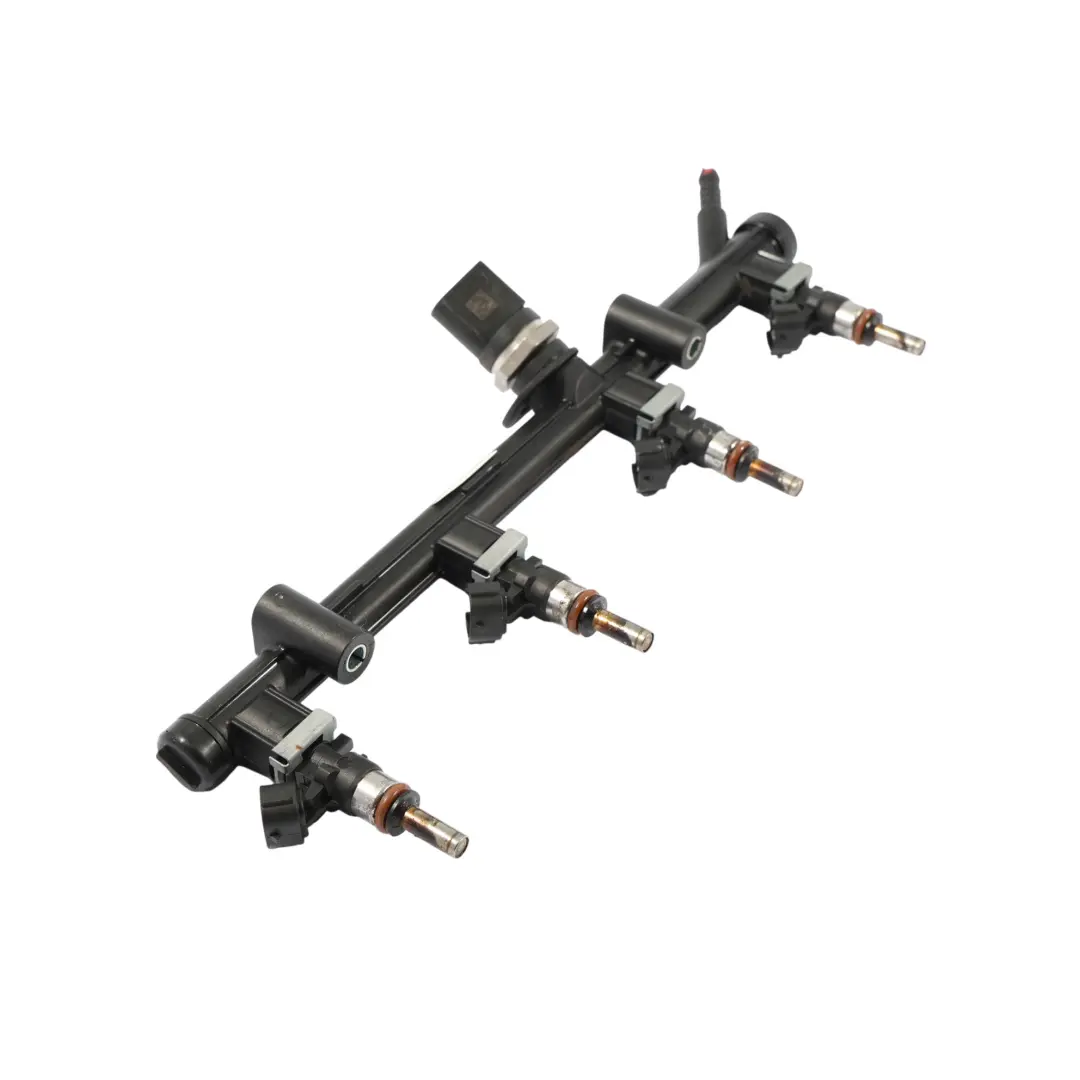 Audi A3 8V TT FV Engine Fuel Injection Rail Injectors 2.0 TFSI Petrol - SKU 06K133681E - Part number 06K133681E