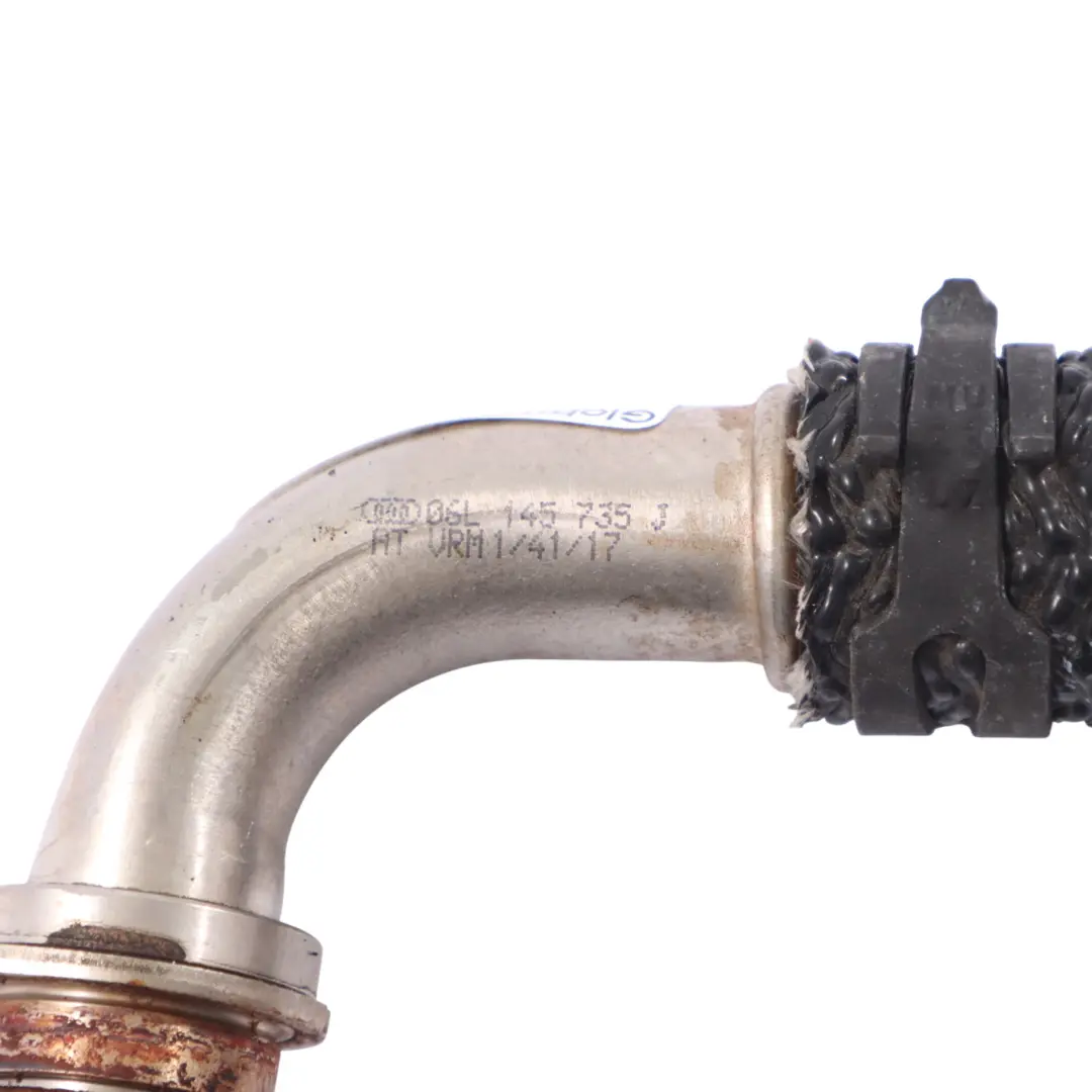 Audi A4 B8 A5 F5 2.0 TFSI Tubo Ritorno Olio Lubrificazione Turbina - SKU 06L145735J - Numero di parte 06L145735J