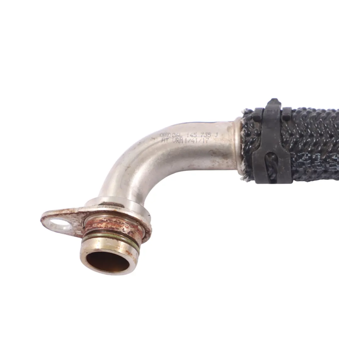 Tubo Ritorno Olio Lubrificazione Turbina per Audi A4 B8 A5 F5 2.0 TFSI con numero di parte 06L145735J Audi A4 B8 A5 F5 2.0 TFSI Tubo Ritorno Olio Lubrificazione Turbina - SKU 06L145735J - Numero di parte 06L145735J