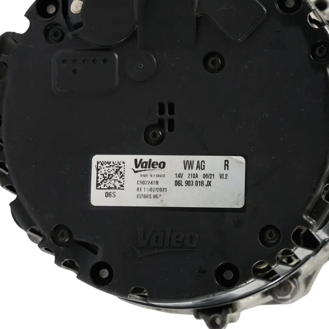 Audi A4 B9 A5 F5 Alternator Generator Valeo 2.0 TFSI DDWA - SKU 06L903018H - Part number 06L903018H