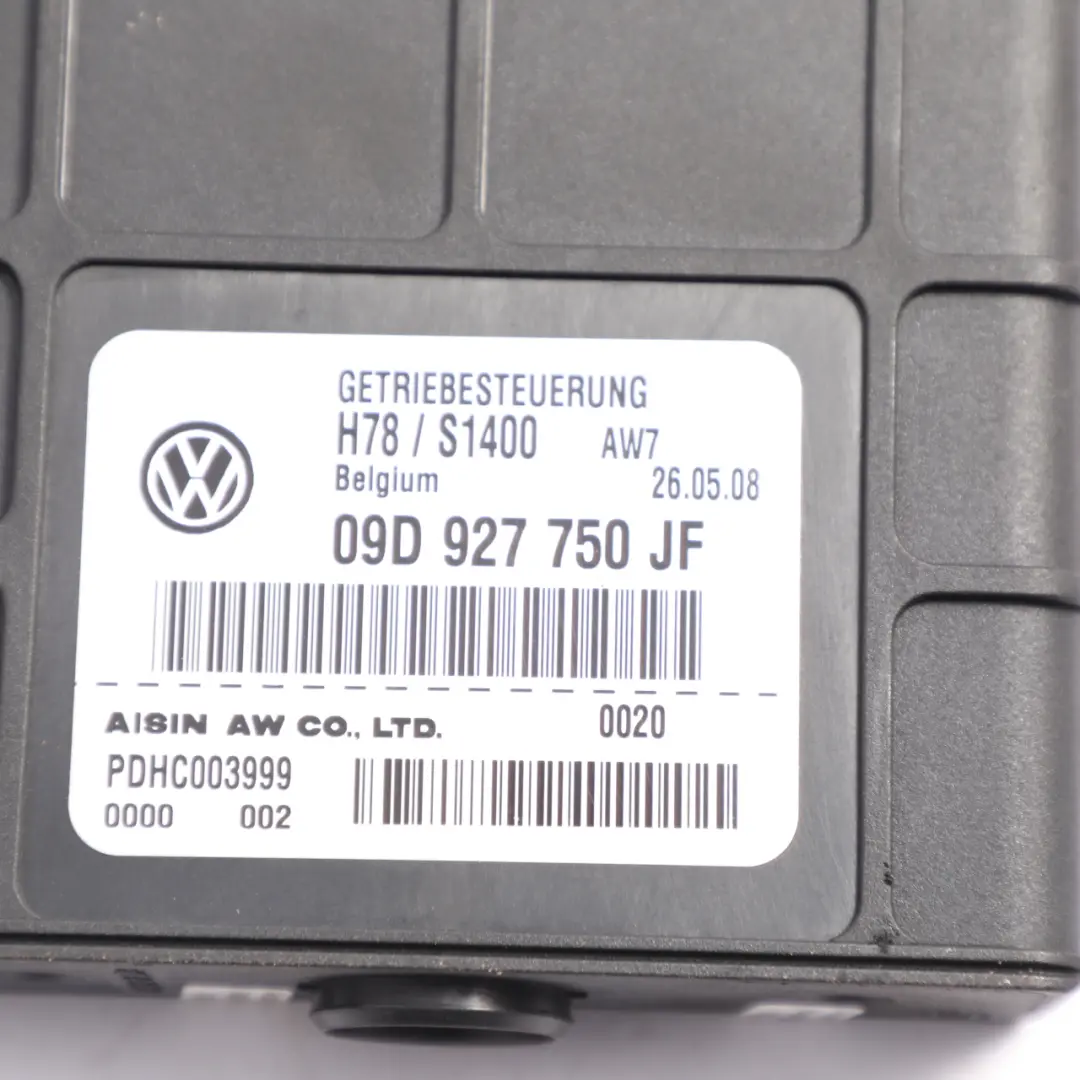 Audi Q7 4L Automatic Transmission Module Control Unit 3.0 TDI - SKU 09D927750JF - Part number 09D927750JF