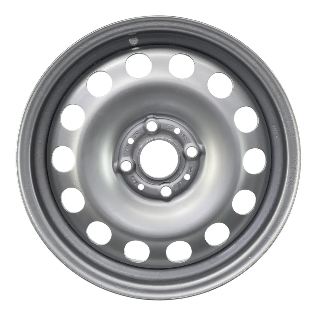 Mini Cooper One R50 R55 R56 Felga Stalowa Srebrna 15" 5,5J ET:45 - SKU 1511414-5 - Numer Części 1511414