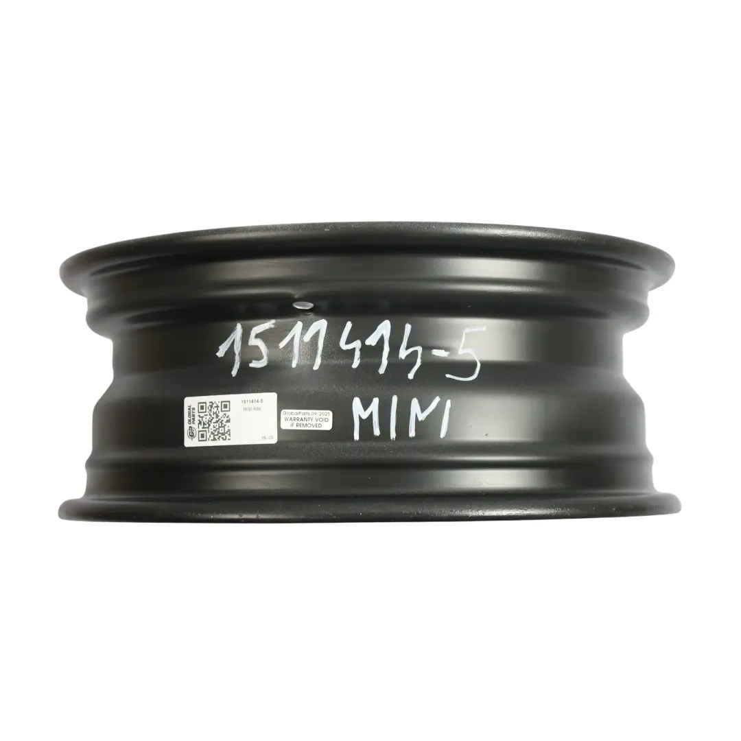 Silber Stahlfelge 15" 5,5J ET:45 für Mini Cooper One R50 R55 R56 R57 mit Teilenummer 1511414 Mini Cooper One R50 R55 R56 R57 Silber Stahlfelge 15" 5,5J ET:45 - SKU 1511414-5 - Teilenummer 1511414