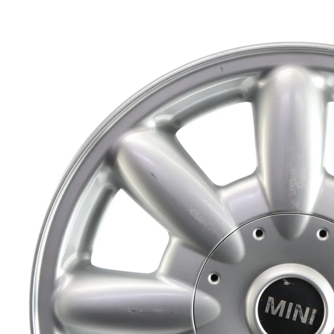 Mini Cooper R50 R52 Silver Wheel Alloy Rim 15" 5,5J ET:45 8-Spoke 82 - SKU 1512347-4 - Part number 1512347