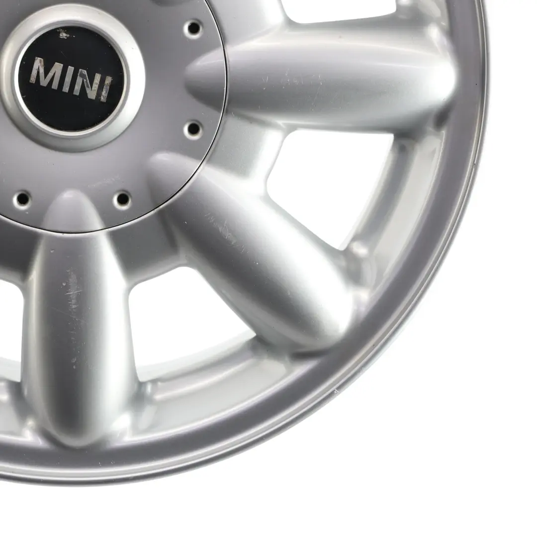 Mini Cooper R50 R52 Silver Wheel Alloy Rim 15" 5,5J ET:45 8-Spoke 82 - SKU 1512347-4 - Part number 1512347