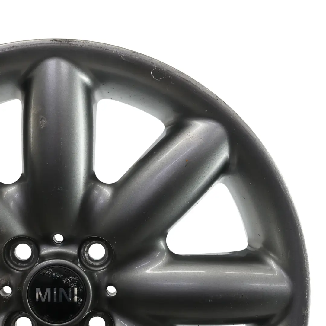 Grey Wheel Alloy Rim 17" ET:48 7J S-Spoke 85 to Mini Cooper R50 R53 R55 R56 R57 with Part number 1512352 Mini Cooper R50 R53 R55 R56 R57 Grey Wheel Alloy Rim 17" ET:48 7J S-Spoke 85 - SKU 1512352-10 - Part number 1512352