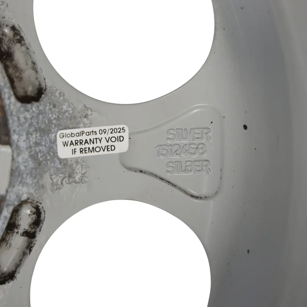 Mini Cooper R50 R55 R56 R57 Silver Wheel Alloy Rim 15" 5,5J ET:45 7-Hole 81 - SKU 1512458-1 - Part number 1512458