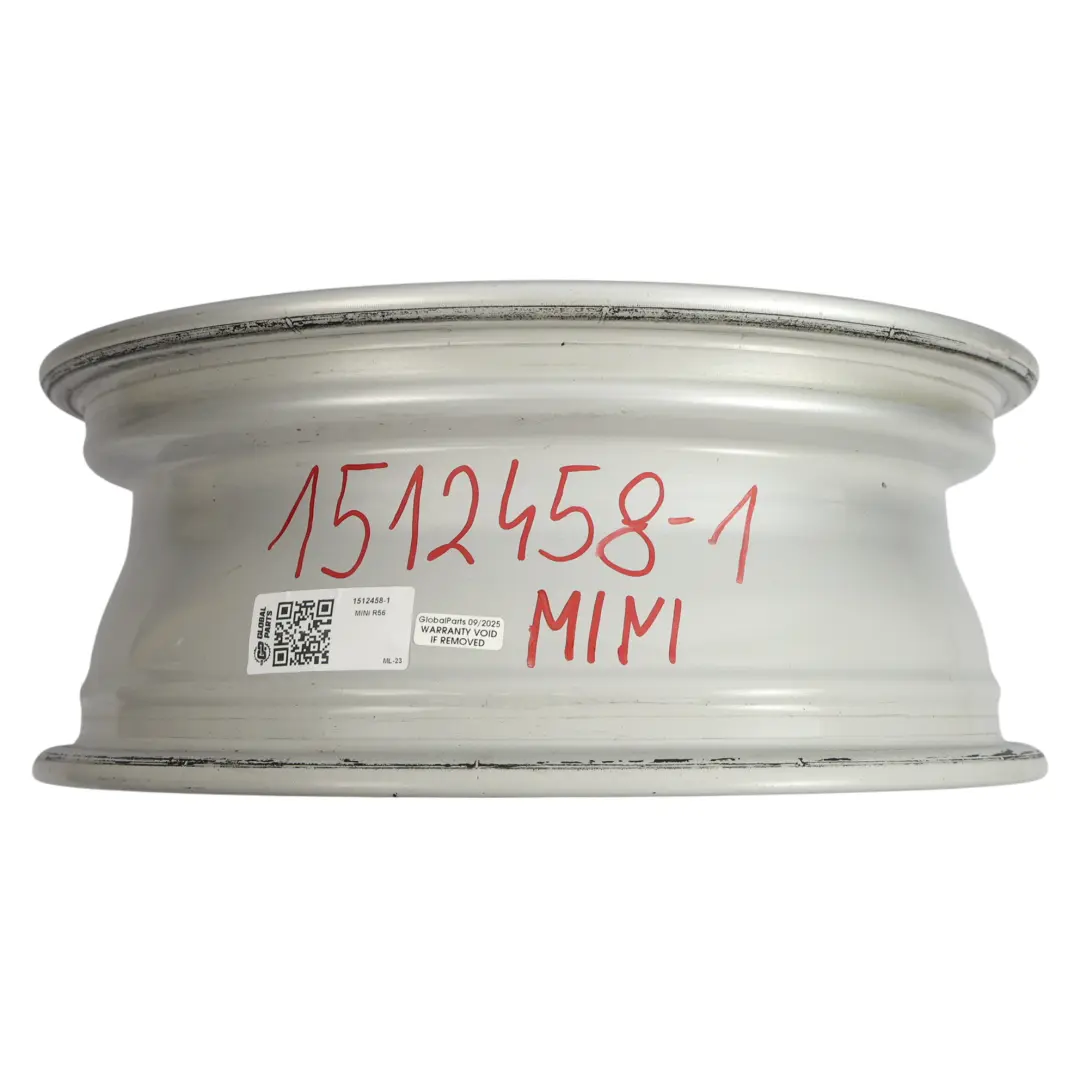 Mini Cooper R50 R56 Argent Alliage 15" 5,5J ET:45 Roue 7 Trou 81 - SKU 1512458-1 - Numéro de pièce 1512458