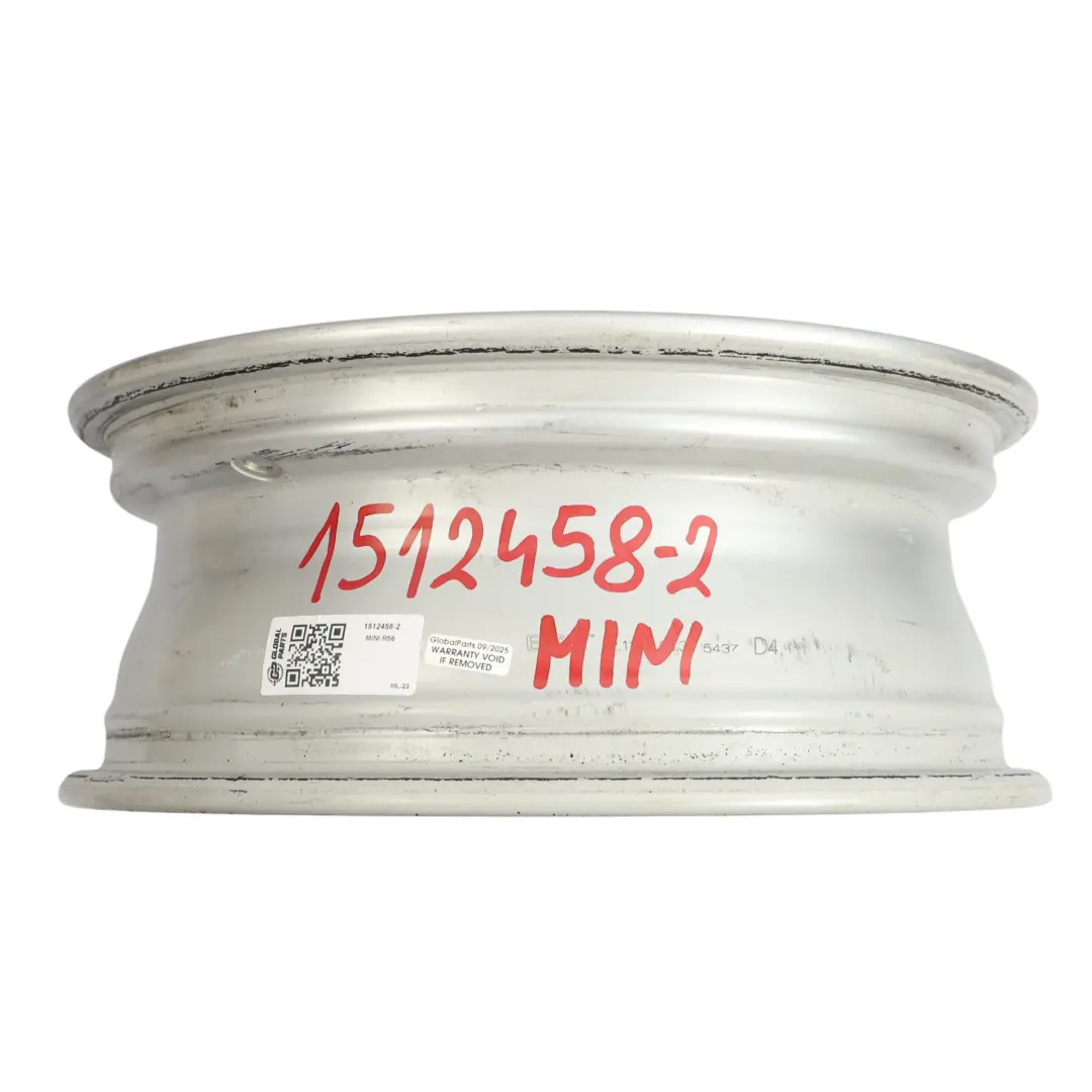 Mini Cooper One R50 R55 R56 R57 Cerchio In Lega Argento 15" 5,5J ET:45 7-Hole 81 - SKU 1512458-2 - Numero di parte 1512458