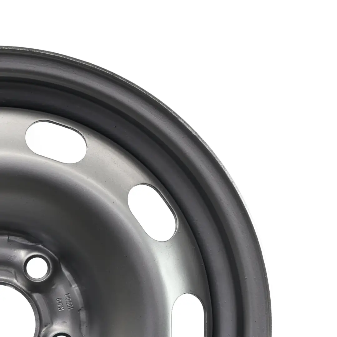 VW Volkswagen Golf IV Jante Acier Argentée 14" 8J ET:38 - SKU 1J0601027N-3 - Numéro de pièce 1J0601027N