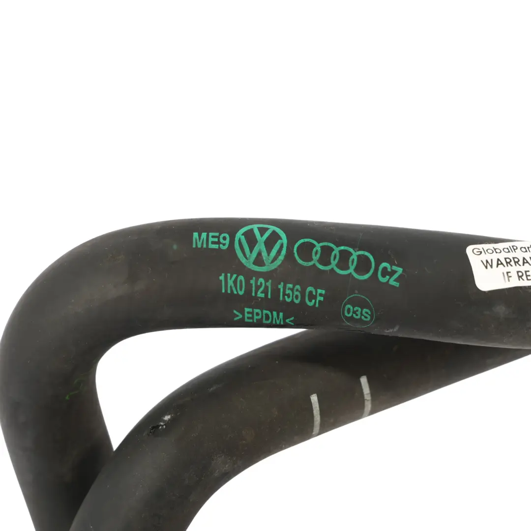Volkswagen VW Scirocco 3 Wasserschlauch Kühler Kühlmittelrohrleitung 1K0121156CF - SKU 1K0121157DQ - Teilenummer 1K0121157DQ