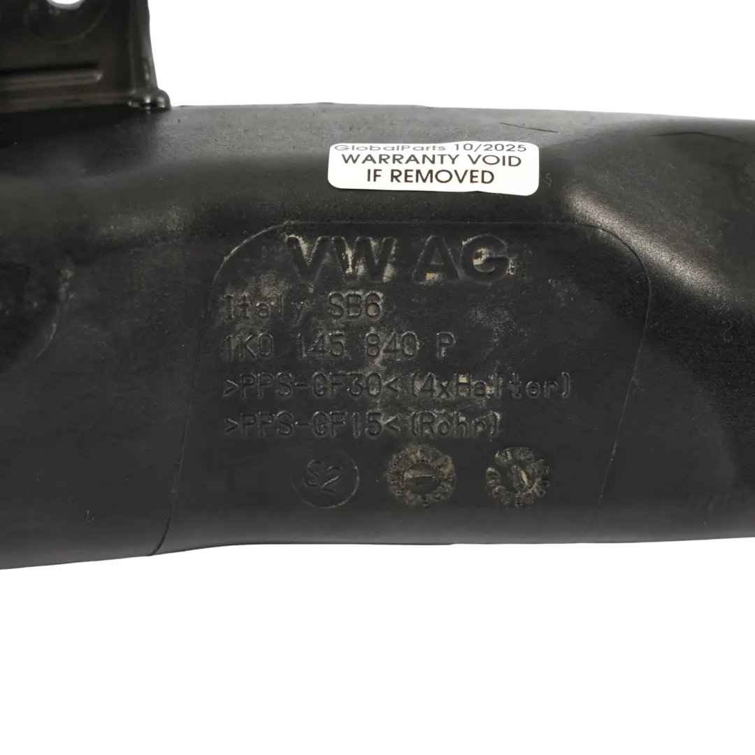 Audi A3 8P Volkswagen VW Golf 6 2.0 TDI Intercooler Pipe Hose Line 1K0145840P - SKU 1K0145840AB - Part number 1K0145840AB