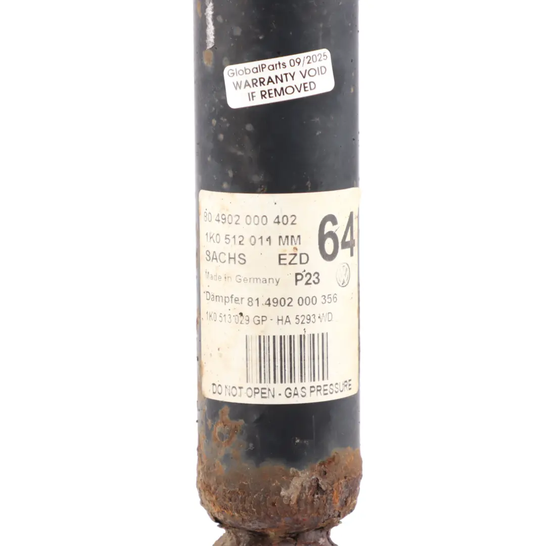 Amortisseur Arrière Gauche Droite pour Volkswagen Golf VI à propos du numéro de pièce 1K0513029GP Volkswagen Golf VI Amortisseur Arrière Gauche Droite - SKU 1K0513029GP - Numéro de pièce 1K0513029GP