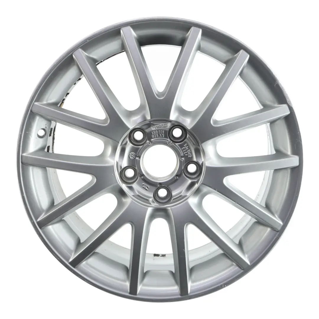VW Volkswagen Golf Mk5 Mk6 Argent Jante Alliage 17" ET:54 7J - SKU 1K0601025AN-1 - Numéro de pièce 1K0601025AN