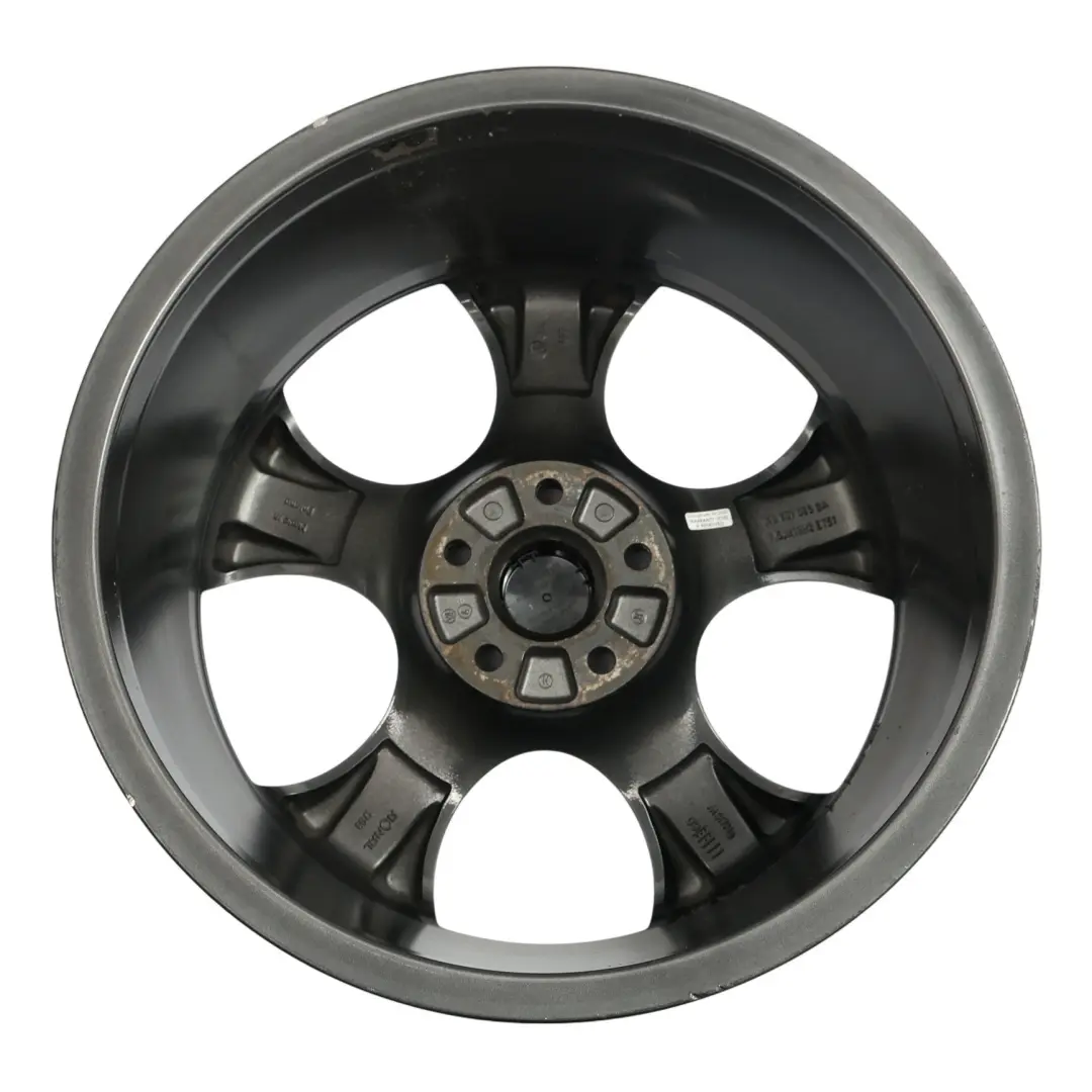 VW Volkswagen Golf Mk5 Black Wheel Alloy Rim 18" 7.5J ET:51 - SKU 1K0601025BA-1 - Part number 1K0601025BA