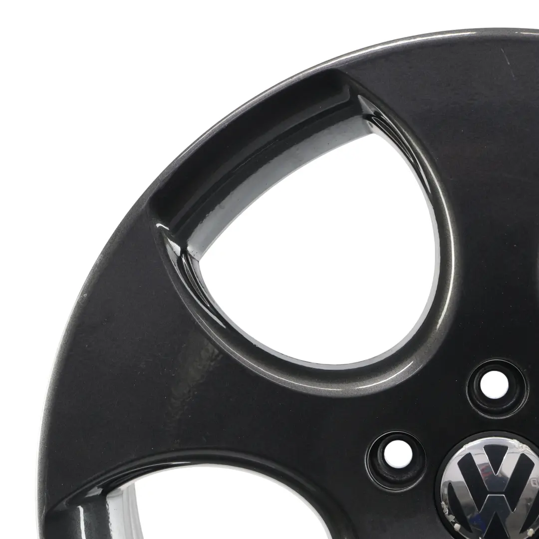 VW Volkswagen Golf Mk5 Black Wheel Alloy Rim 18" 7.5J ET:51 - SKU 1K0601025BA-1 - Part number 1K0601025BA