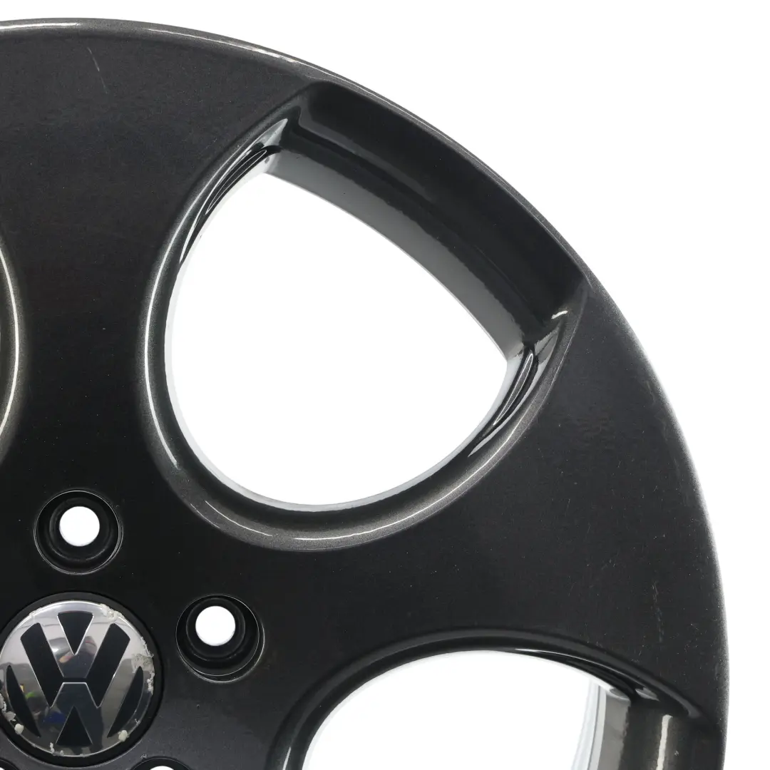 VW Volkswagen Golf Mk5 Black Wheel Alloy Rim 18" 7.5J ET:51 - SKU 1K0601025BA-1 - Part number 1K0601025BA