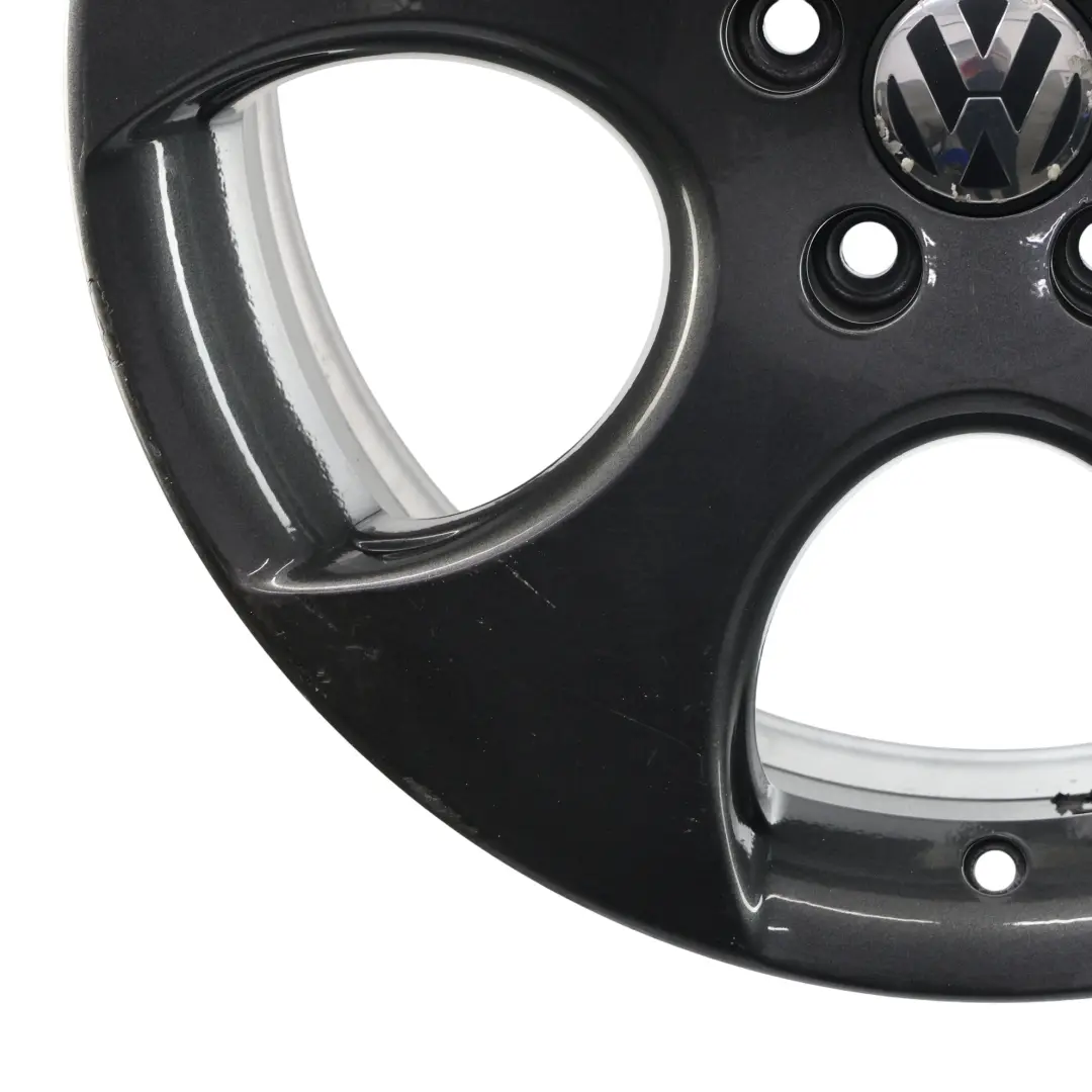 VW Volkswagen Golf Mk5 Black Wheel Alloy Rim 18" 7.5J ET:51 - SKU 1K0601025BA-1 - Part number 1K0601025BA