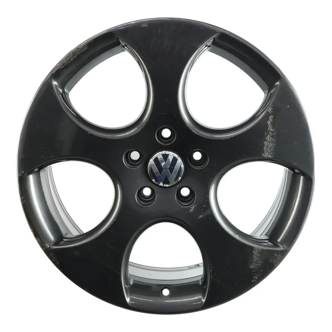 VW Volkswagen Golf Mk5 Cerchio In Lega Nero 18" 7.5J ET:51 - SKU 1K0601025BA-2 - Numero di parte 1K0601025BA