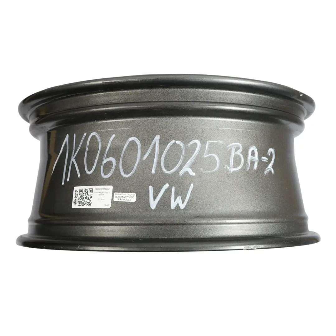 VW Volkswagen Golf Mk5 Cerchio In Lega Nero 18" 7.5J ET:51 - SKU 1K0601025BA-2 - Numero di parte 1K0601025BA