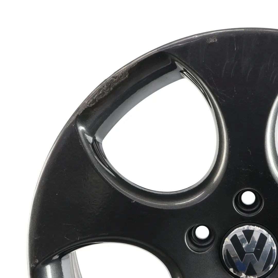 VW Volkswagen Golf Mk5 Cerchio In Lega Nero 18" 7.5J ET:51 - SKU 1K0601025BA-2 - Numero di parte 1K0601025BA