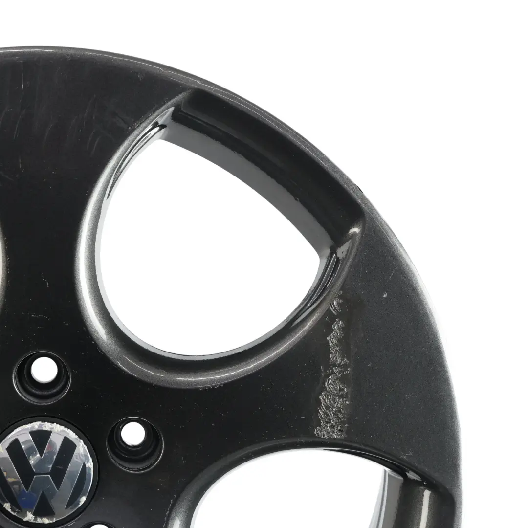 VW Volkswagen Golf Mk5 Cerchio In Lega Nero 18" 7.5J ET:51 - SKU 1K0601025BA-2 - Numero di parte 1K0601025BA