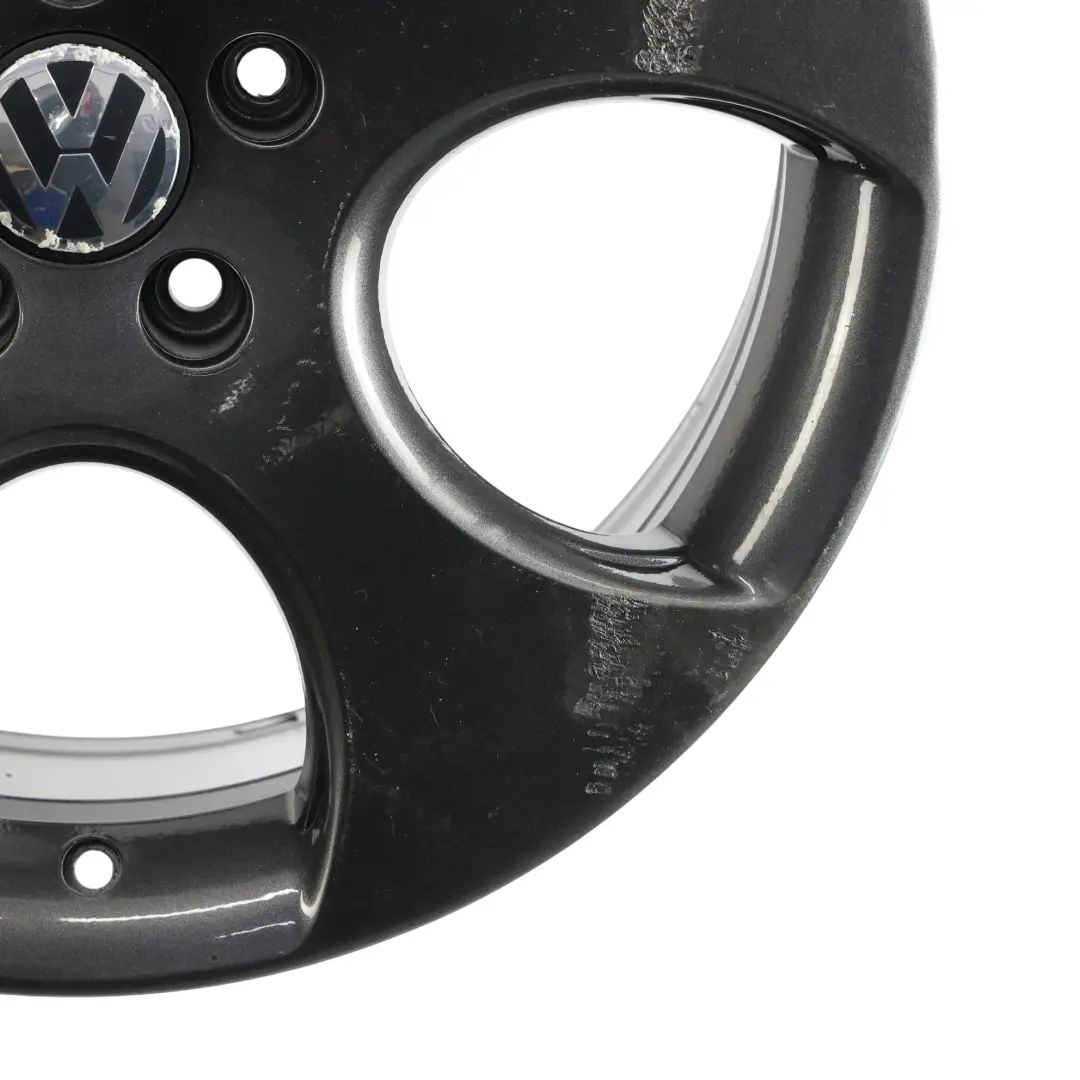 VW Volkswagen Golf Mk5 Cerchio In Lega Nero 18" 7.5J ET:51 - SKU 1K0601025BA-2 - Numero di parte 1K0601025BA