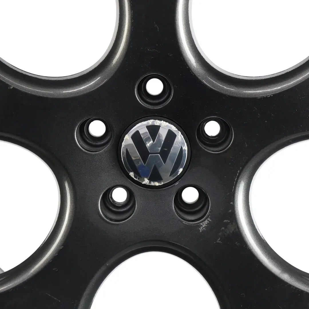 VW Volkswagen Golf Mk5 Cerchio In Lega Nero 18" 7.5J ET:51 - SKU 1K0601025BA-2 - Numero di parte 1K0601025BA