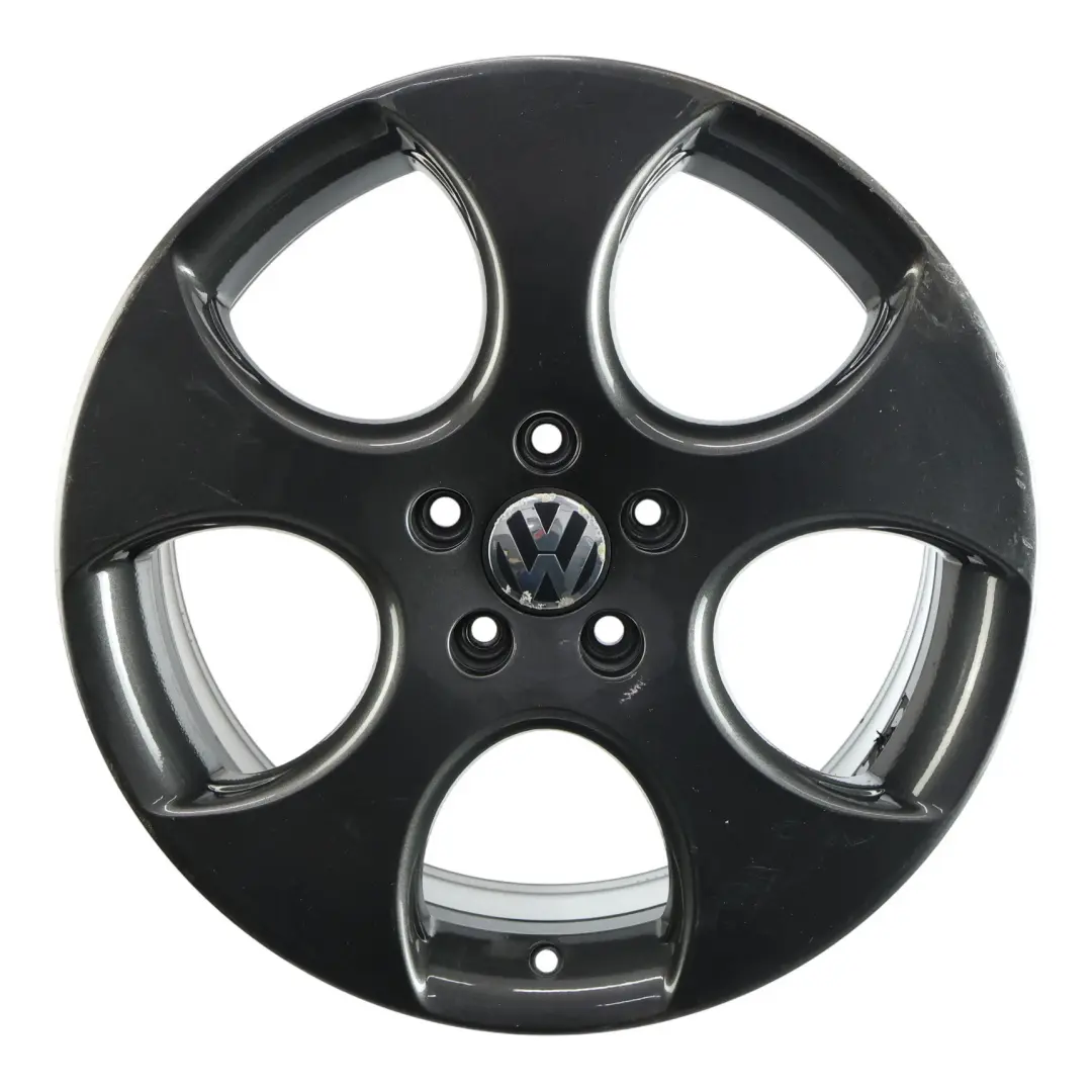 VW Volkswagen Golf Mk5 Black Wheel Alloy Rim 18" 7.5J ET:51 - SKU 1K0601025BA-3 - Part number 1K0601025BA