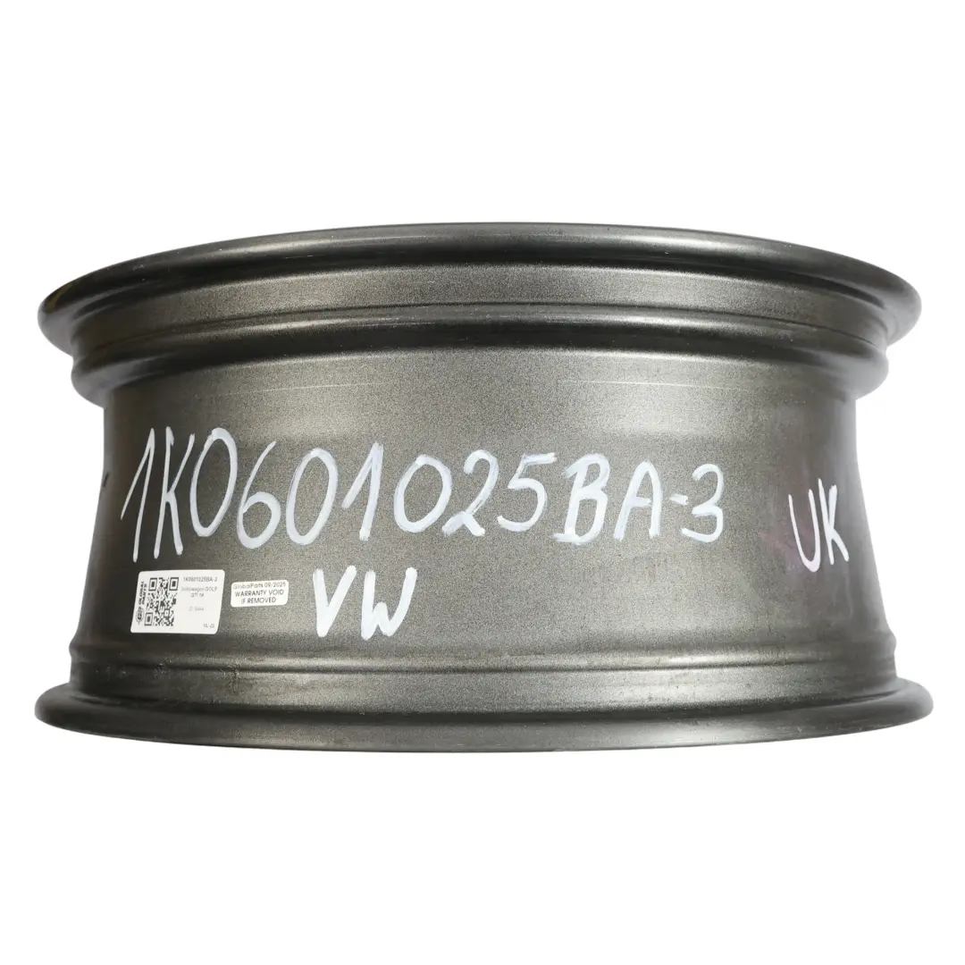 VW Volkswagen Golf Mk5 Black Wheel Alloy Rim 18" 7.5J ET:51 - SKU 1K0601025BA-3 - Part number 1K0601025BA