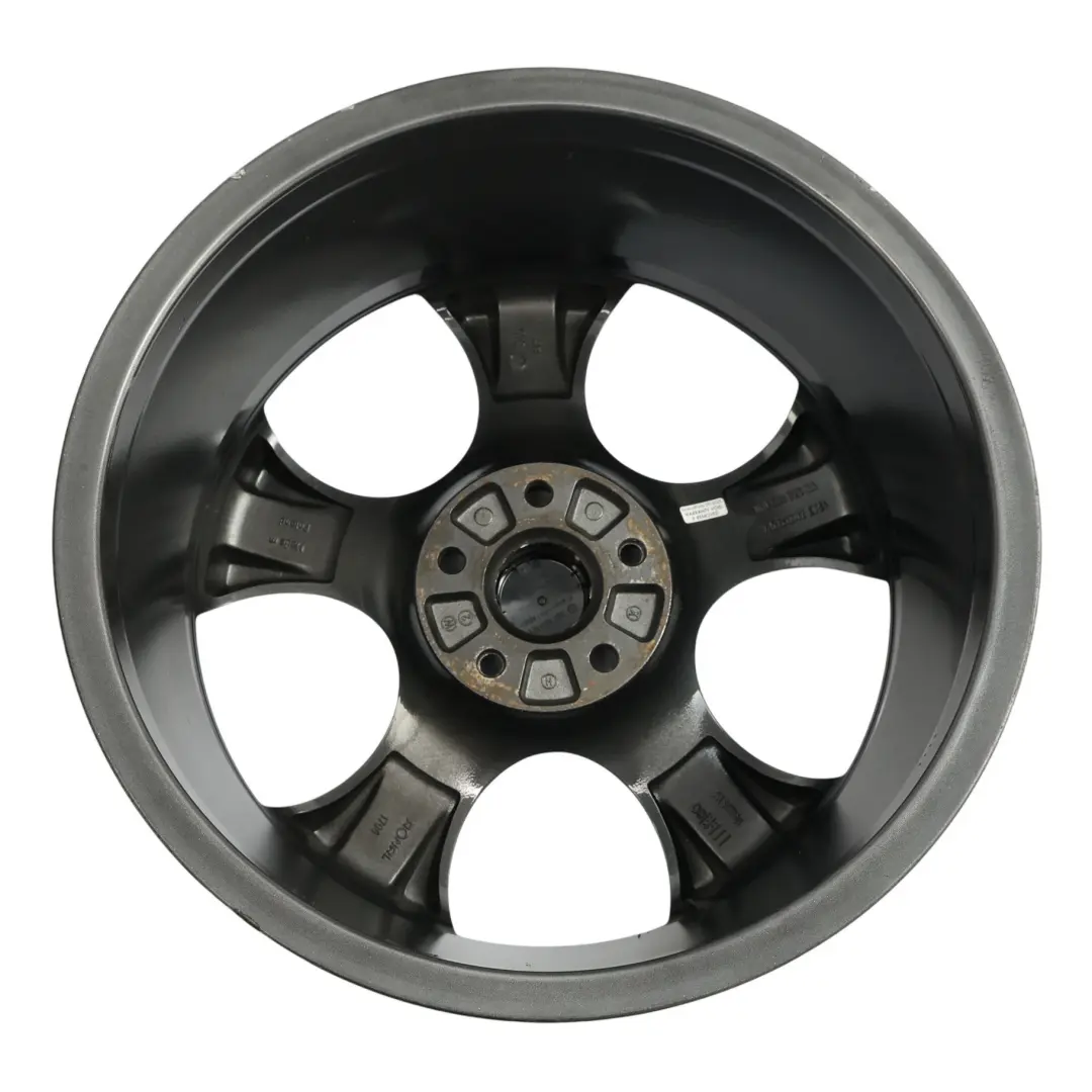 VW Volkswagen Golf Mk5 Black Wheel Alloy Rim 18" 7.5J ET:51 - SKU 1K0601025BA-3 - Part number 1K0601025BA
