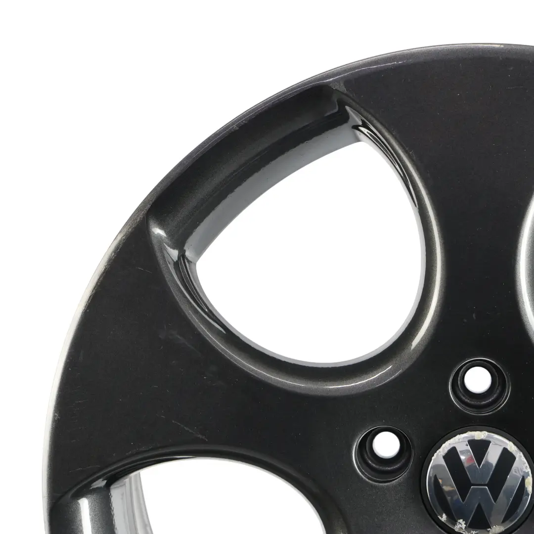 VW Volkswagen Golf Mk5 Black Wheel Alloy Rim 18" 7.5J ET:51 - SKU 1K0601025BA-3 - Part number 1K0601025BA